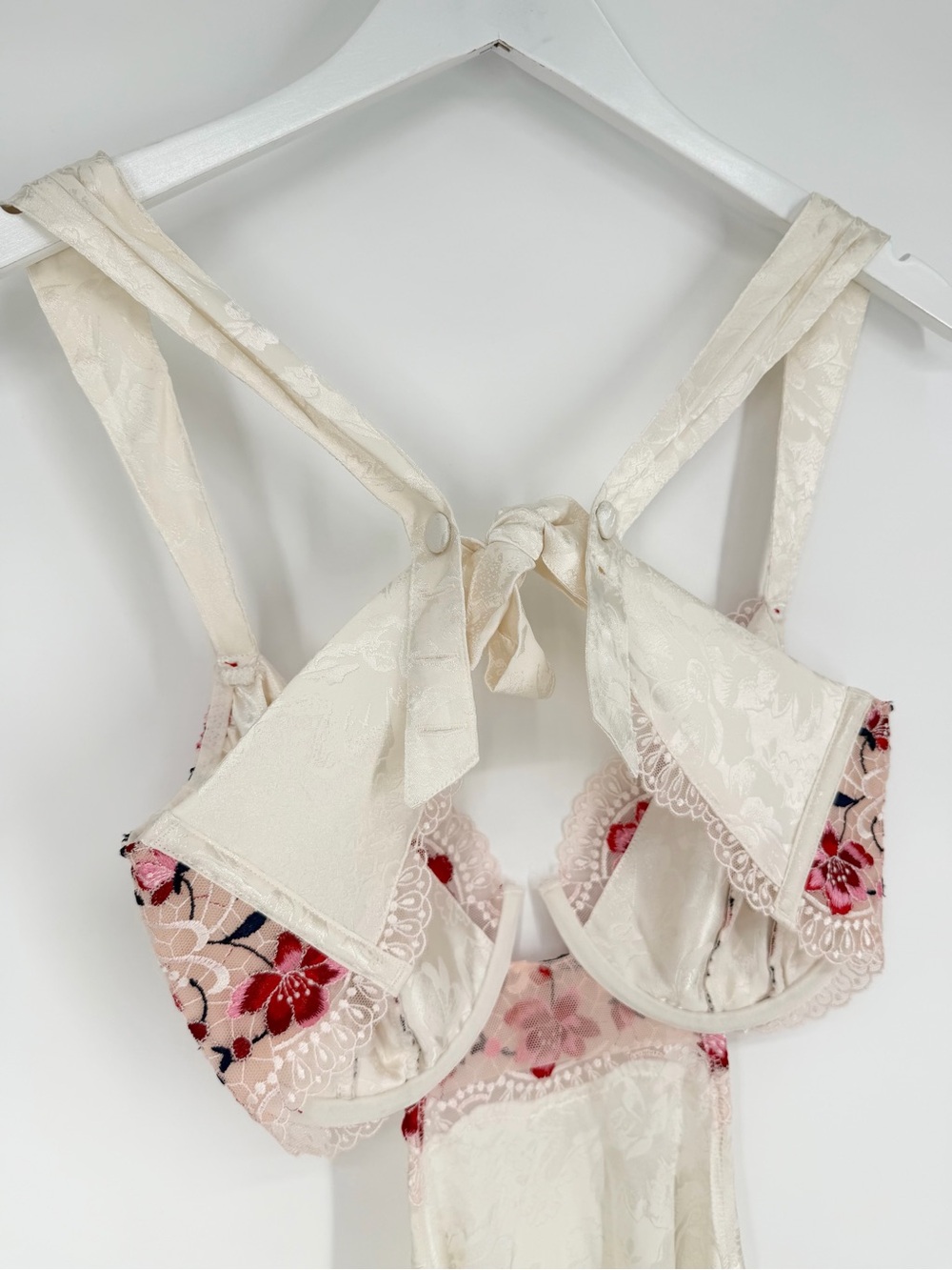 For Love & Lemons White Festival Cutout Rose Dress - Picture 6 of 16